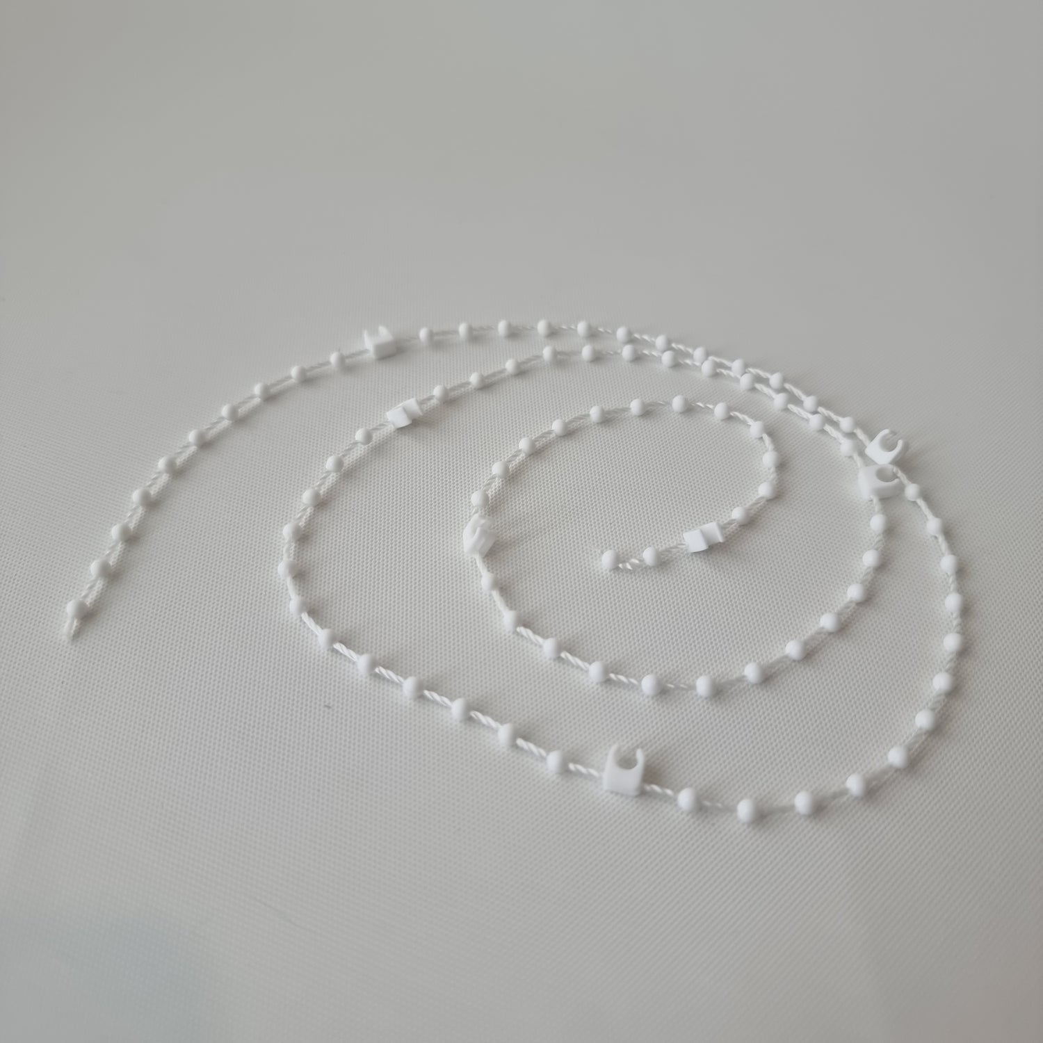 Vertical Blind linked bottom chain - 20 metres-  white