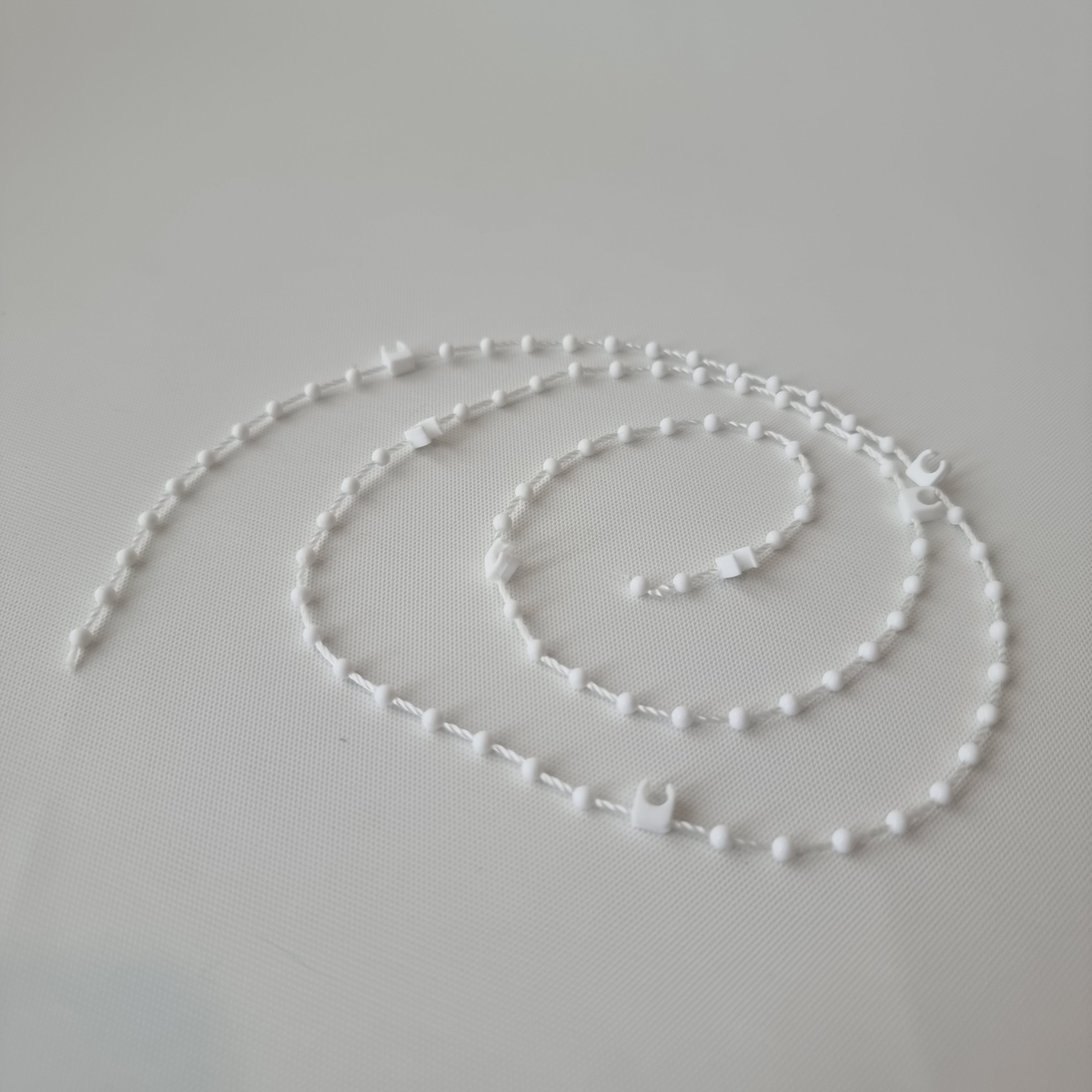 Vertical Blind linked bottom chain - 20 metres- white