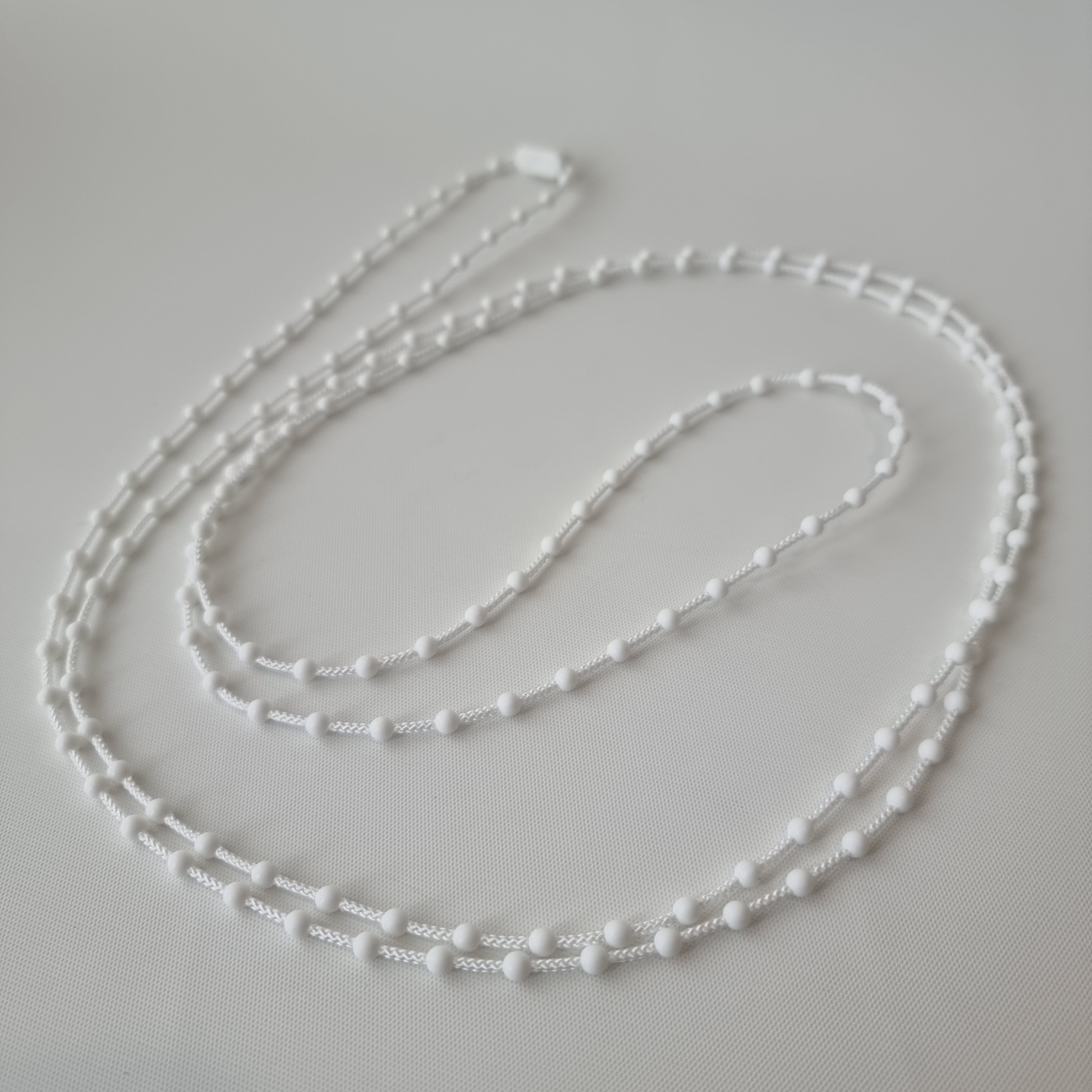 Vertical Blind control chain - white 5m