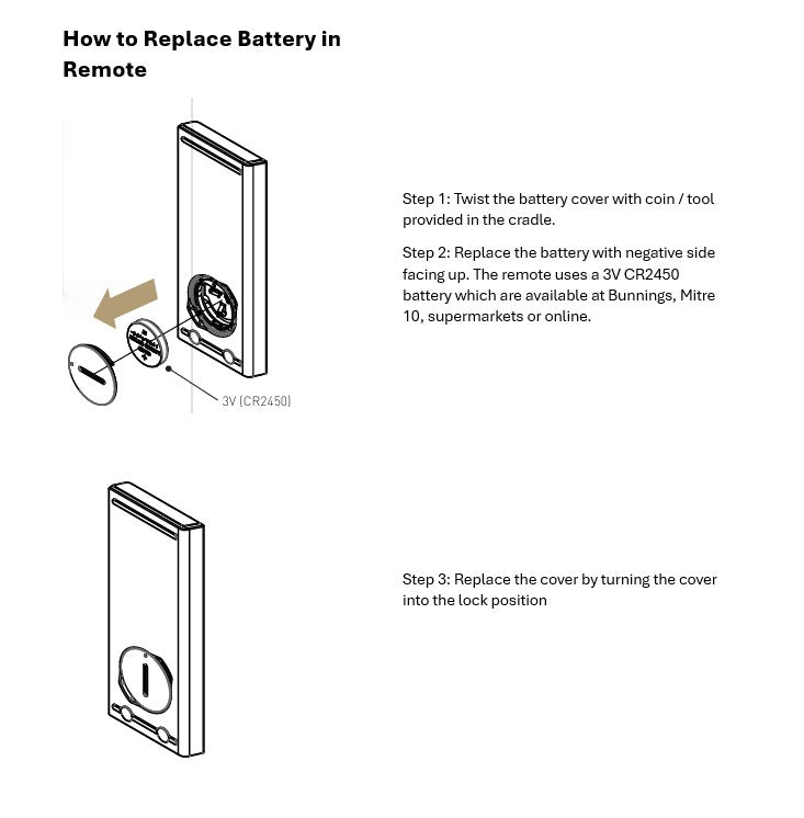 How to change the battery in your remote control
