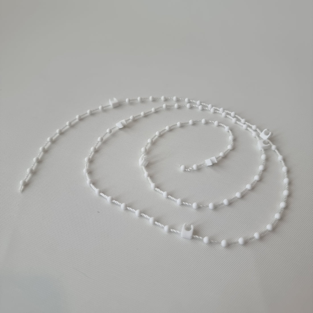Vertical Blind linked bottom chain - 20 metres-  white