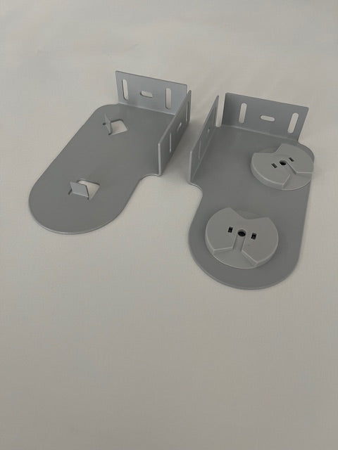 Rollease Acmeda Slimline Combination Bracket Top Front Left Grey
