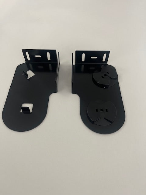 Rollease Acmeda Slimline Combination Bracket Top Front Left Black