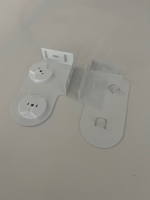Rollease Acmeda Slimline Combination Bracket Top Front Right White