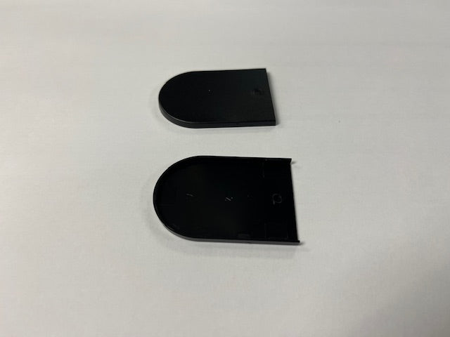 Rollease Acmeda roller blind installation bracket cover - Black pair of 2