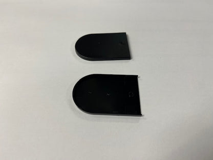 Rollease Acmeda roller blind installation bracket cover - Black pair of 2
